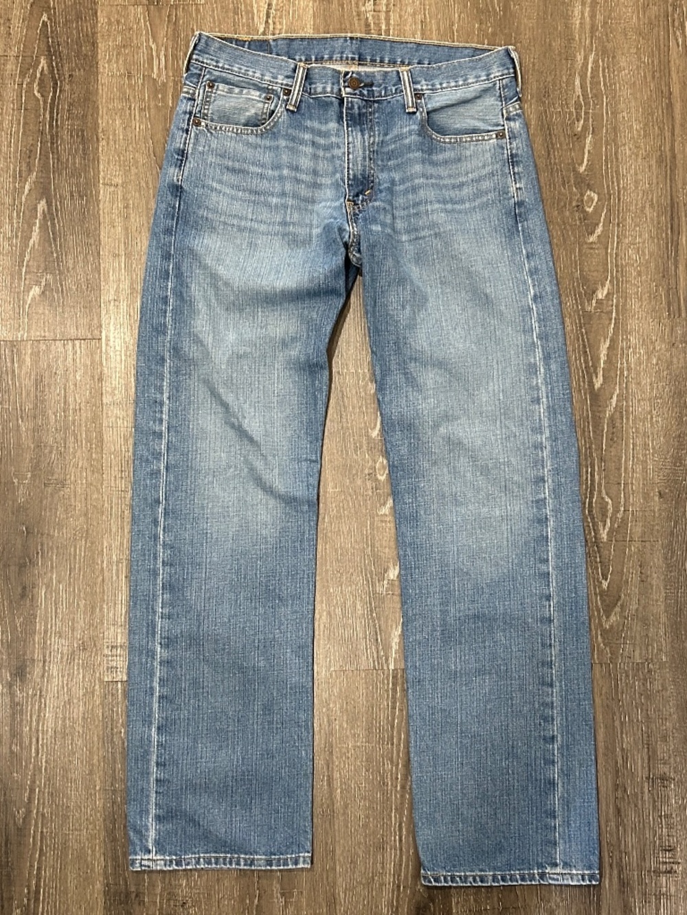 Levis 569 Loose Straight Leg Jeans Mens 33x34 Blue Denim